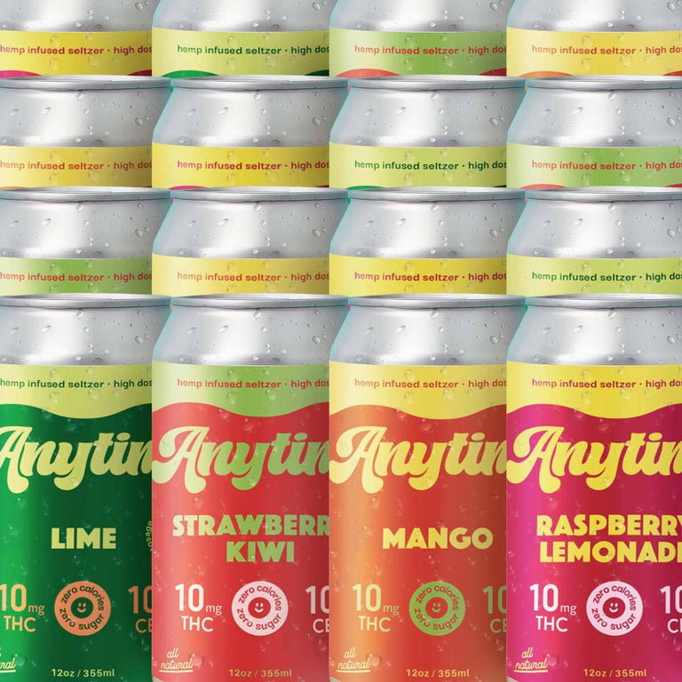 Anytime THC Seltzer | Alcohol Alternative | Microdosed Cannabis